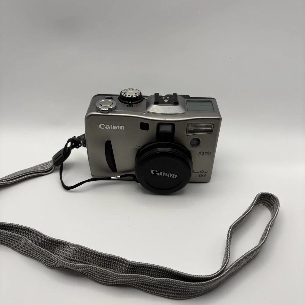 Canon PowerShot G1 3.3MP Digital Camera Silver - No Battery No Charger Untested